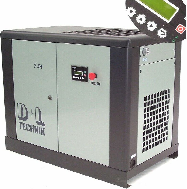 Schraubenkompressor 7,5kW Luft Kompressor 900l 10bar 05130