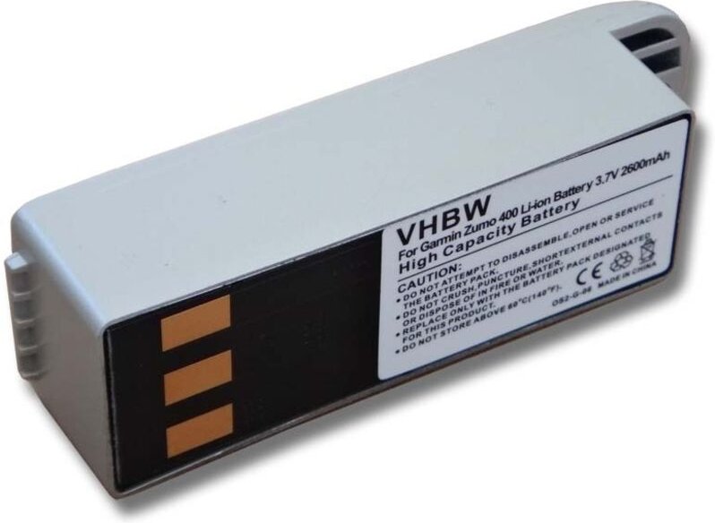 Vhbw - Akku Ersatz für Garmin 010-10863-00, 011-01451-00 für gps Navigation Navi (2600 mAh, 3,7 v, Li-Ion)