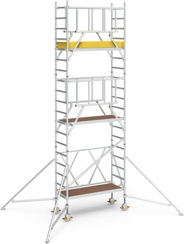 Iller Klappgerüste mit Sicherheitsaufbau 0,75x1,80m 6,55 m AH