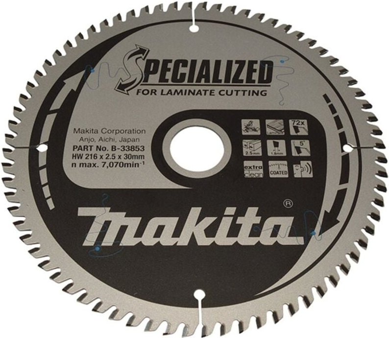 Makita Sägeblatt SPECIALIZED 216x30x72Z