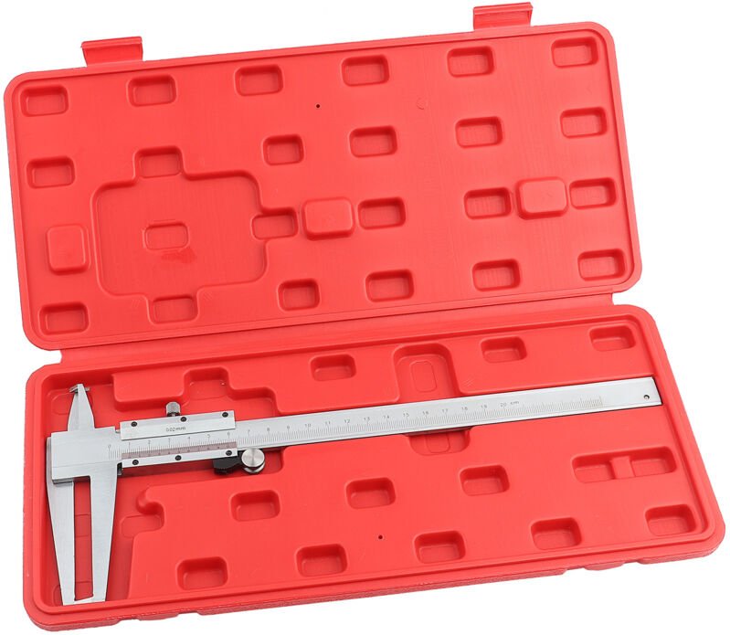 Professionelle, hochprzise Doppelklauen-Messschieber aus Kohlenstoffstahl mit Innenrille