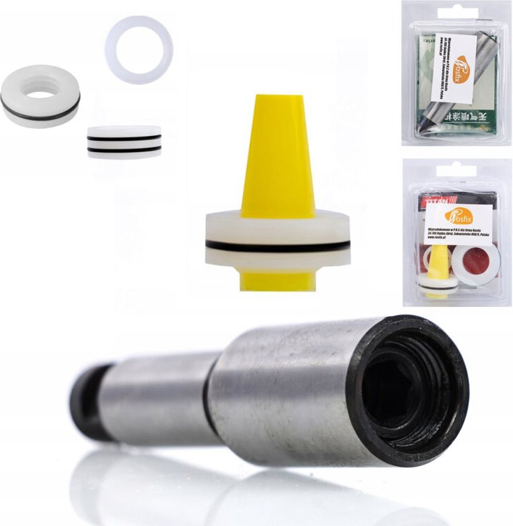 Rosfix Set Kolben & Reparatursatz – Ersatzteil für Farbspritzgerät Titan 340–650, Wagner 3.21–3.25 Hochwertiges Metall L...