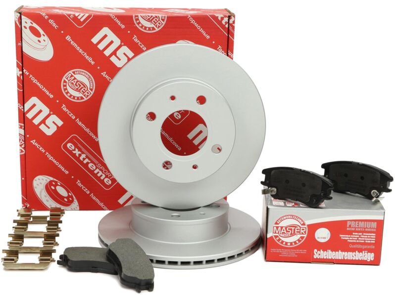 Vordere Bremsscheiben Und Bremsbeläge