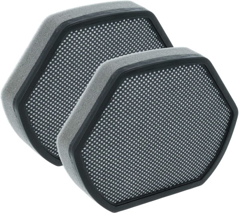 vhbw 2x Staubsaugerfilter kompatibel mit Siemens VSX22030/01 Staubsauger - Schaumstofffilter Schwarz Grau
