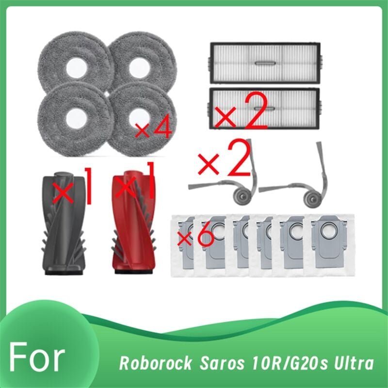 16 Pcs für Saros 10R/G20s Ultra Staubsauger Ersatz Ersatz Kit Teile