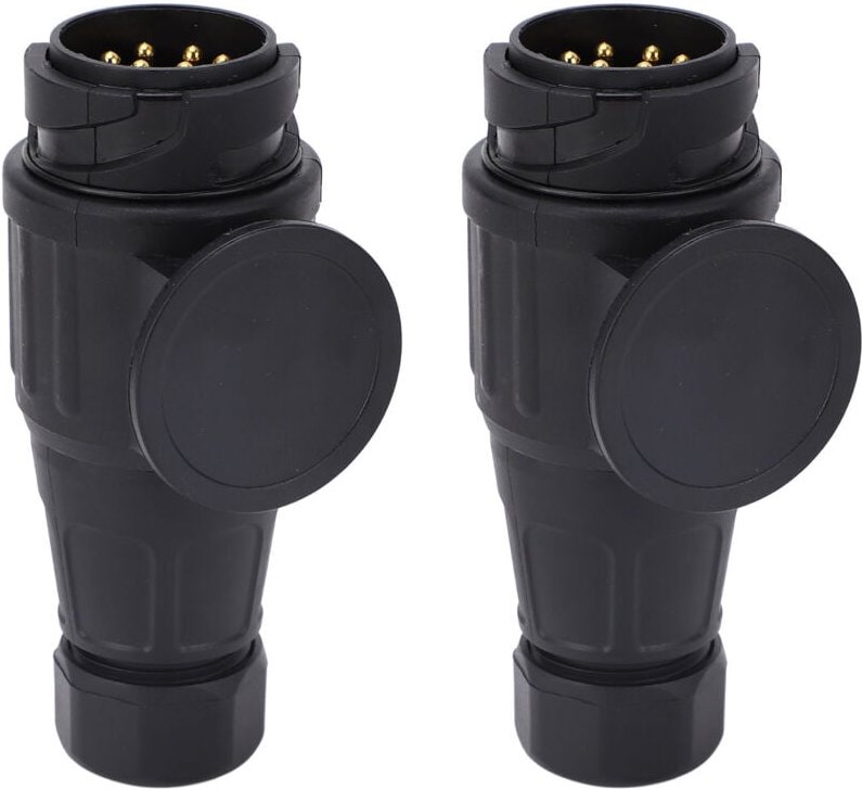 13-poliger wasserdichter, spritzgegossener Kunststoff-Steckeradapter für Anhänger, geeignet für europäische Fahrzeuge un...