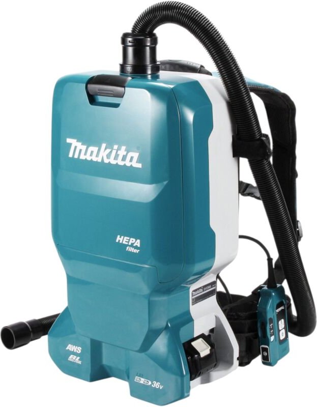 Makita - dvc 665 zu Akku Rucksackstaubsauger 36 v ( 2x 18 v ) Brushless Solo - ohne Akku, ohne Ladegerät