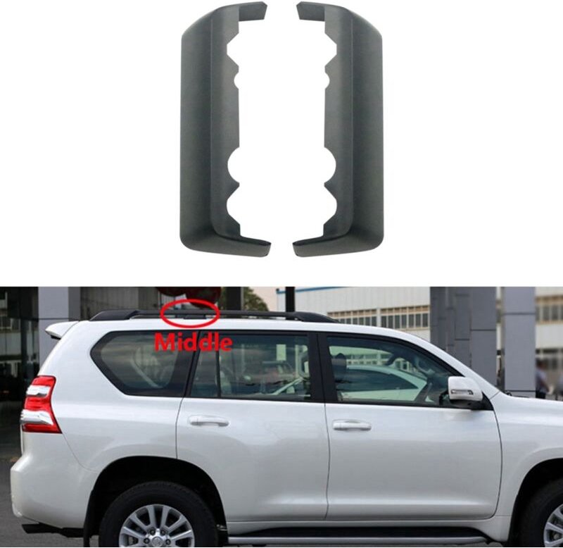 Auto Dach TräGer Schiene Mittel Verkleidung Dach TräGer End Schale für Land Prado FJ150 2010-2017 Rechts