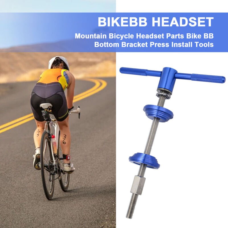 YORKING Fahrrad Einpresswerkzeug für Headset & Tretlager - Professionelles Pressfit Werkzeug aus Aluminiumlegierung mit ...