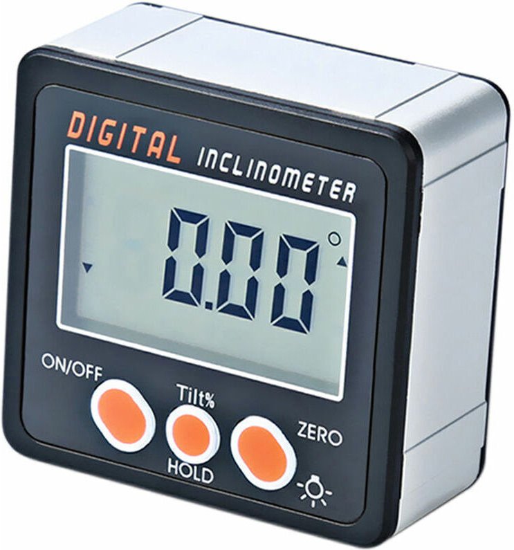Digitaler Neigungsmesser, 0–360°, Magnetfuß