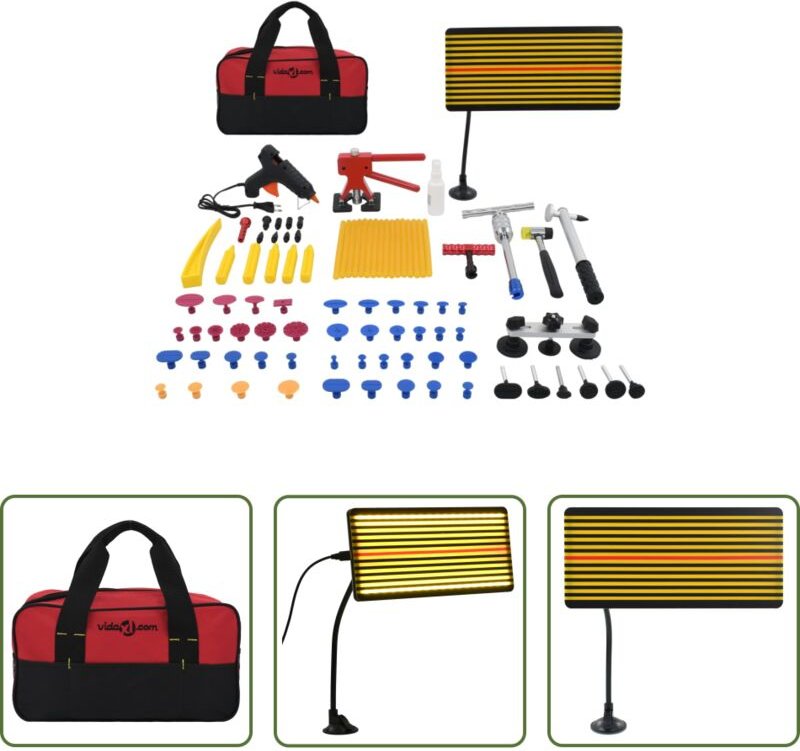 vidaXL Dellenheber - 75-tlg. Ausbeulwerkzeug-Set XXL