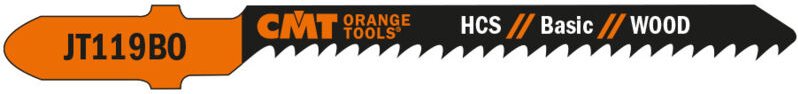 JT119BO-5 5 HCS-Holzsägeblätter 76 x 2 x 12 TPI (gebogen/dünn)