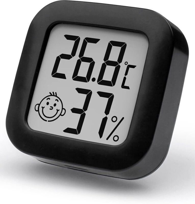 Mini-Hochpräzisions-Digital-Thermometer-Hygrometer für den Innenbereich, Temperatur- und Feuchtigkeitsmonitor, Thermo-Hy...