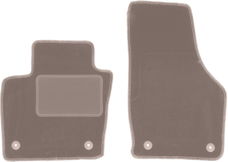 Beige Vordermatten für: Audi Q3 I 8U SUV (2011-2018)