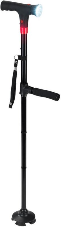 Multifunktionaler Spazierstock mit LED-Licht Wenko Wenko