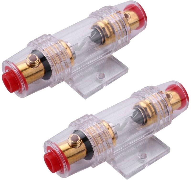 2X Car Stereo 8 Gauge Support Sicherungshalter Und Sicherung 60 Amp Audio-Kabel