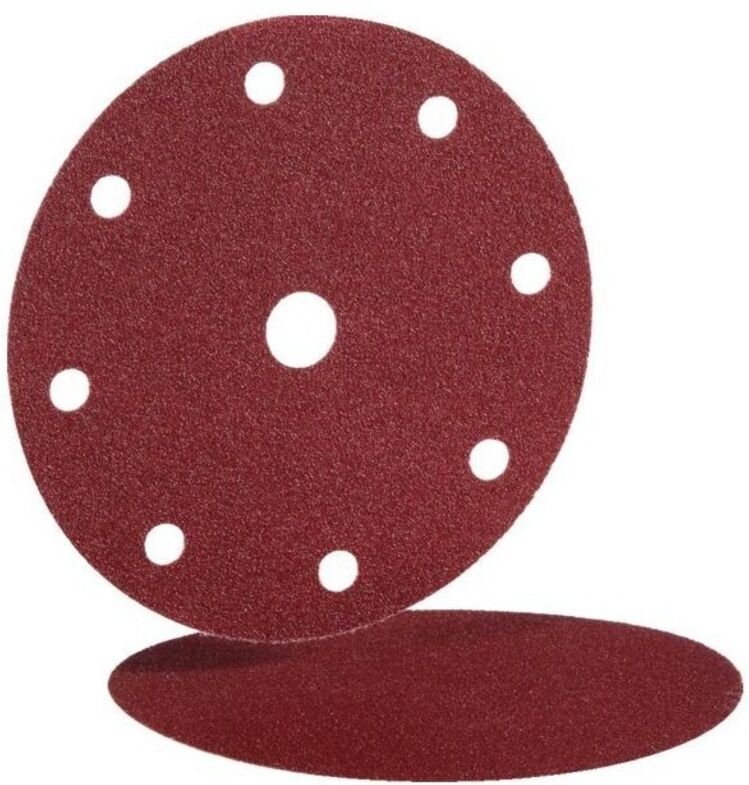 Auto-Kleberplatte Vc 153 Vel – Durchmesser 150 mm – 8 Löcher – Körnung 100 – Packung mit 100 Stück