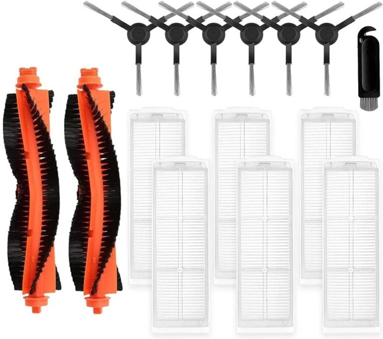Ersatzteilsatz für den Hepa-Filter der Hauptseitenbürste