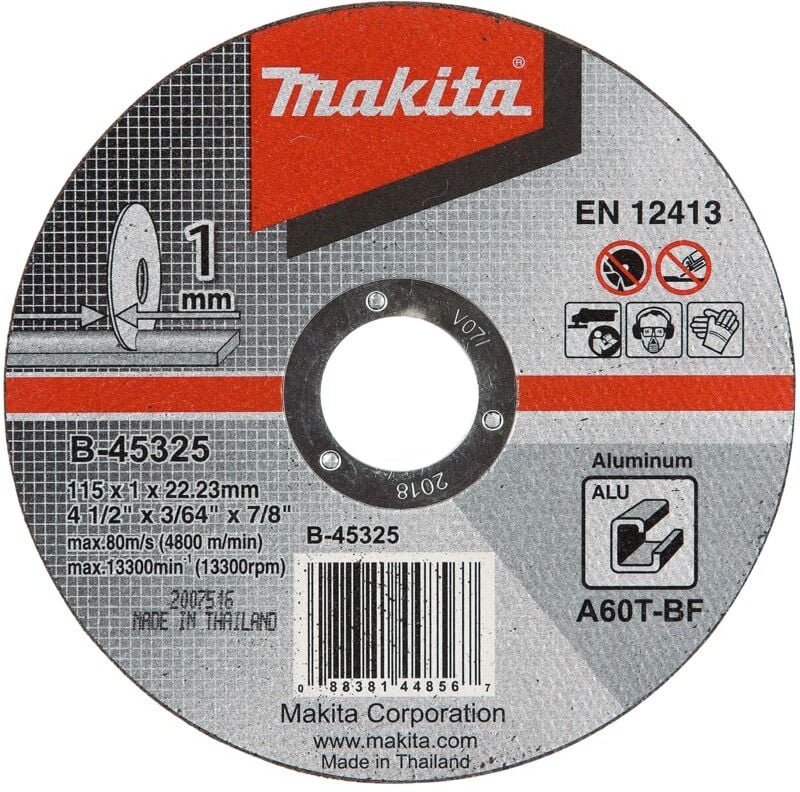 Trennscheibe 115x1 mm Alu - B-45325 - Makita