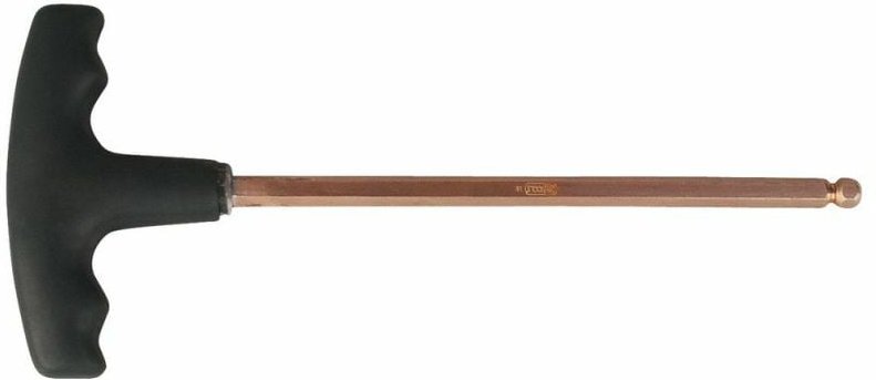 KS Tools BERYLLIUMplus Innensechskant-Winkelstiftschlüssel, T-Griff 3 mm ,mit Kugelkopf - 962.0960