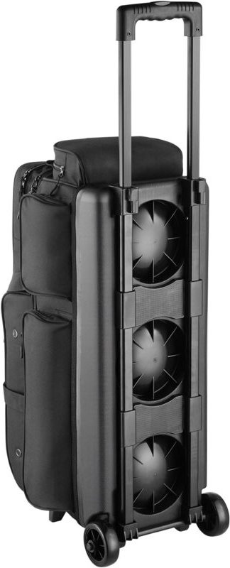 Mophorn Bowlingtasche mit 3 Rollen und Doppelrollen, inklusive Schuhfach (passend für bis zu US-Größe 16) und großer Zub...