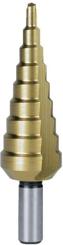 TERRAX by RUKO Stufenbohrer HSS TiN, gerade Nut - Gr. 1 - A101051TTX
