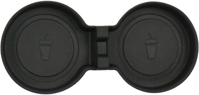 Tlily - Auto-Wasserbechermatte, Untersetzer mit Schlitzen, tpe, rutschfeste Matte für Tesla Model 3 Highland 2024, Innen...