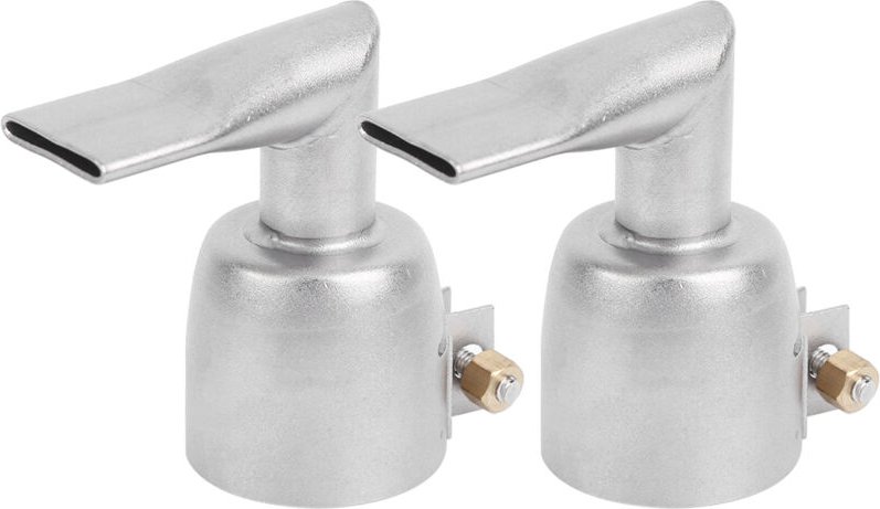 Eosnow 2 Stück 20 mm 90 Grad abgewinkelte Schweißdüse Heißluftpistole Schweißzubehör