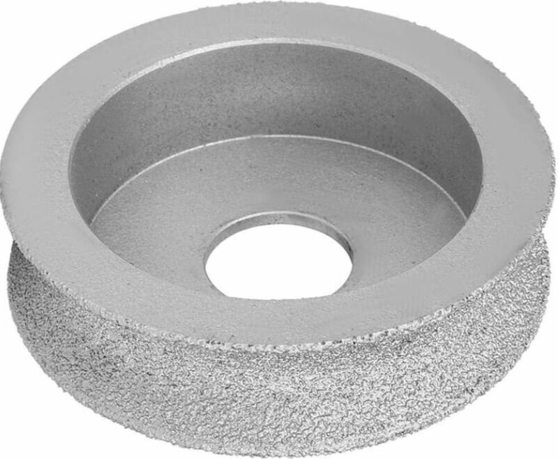 Gelötete Diamantschleifscheibe, konkave Schleifscheibe, Schleifscheibe für Stein, Marmor, Granit, 7,3 x 1,5 cm