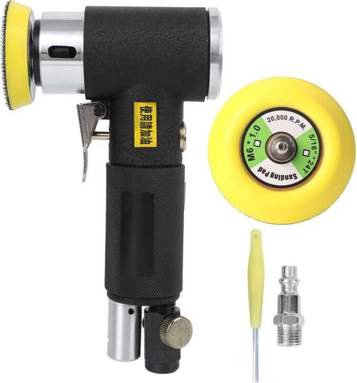 Schleifscheibe mit kleinem Durchmesser für 2-Zoll-/3-Zoll-Exzenter-Druckluftpoliermaschinen (EU-Schnittstelle)