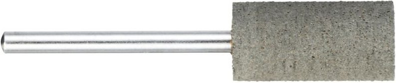 Lukas - erzett Polierstift P6ZY Zylinderform Medium 50x40 mm Schaft 6 mm Siliciumcarbid Korn 46