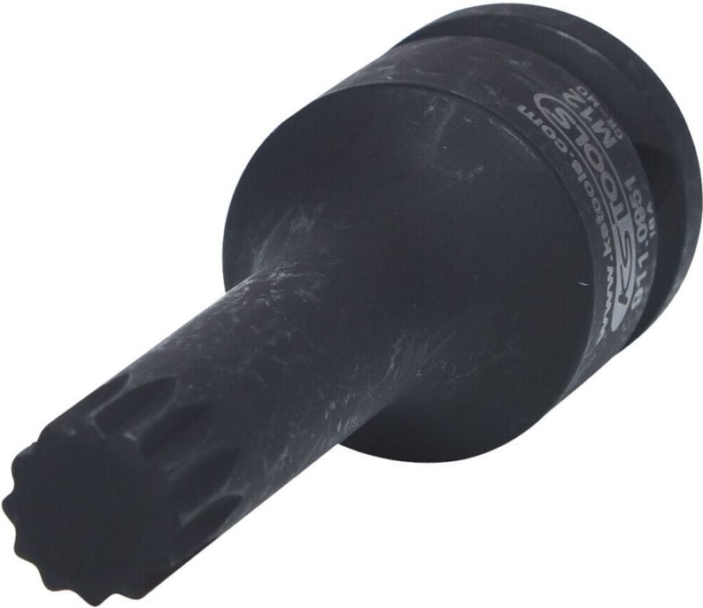 KS Tools 1/2" Kraft-Bit-Stecknuss Vielzahn, lang, M12