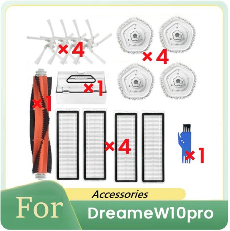 15-teiliges Zubehörset für den W10 Pro Staubsauger