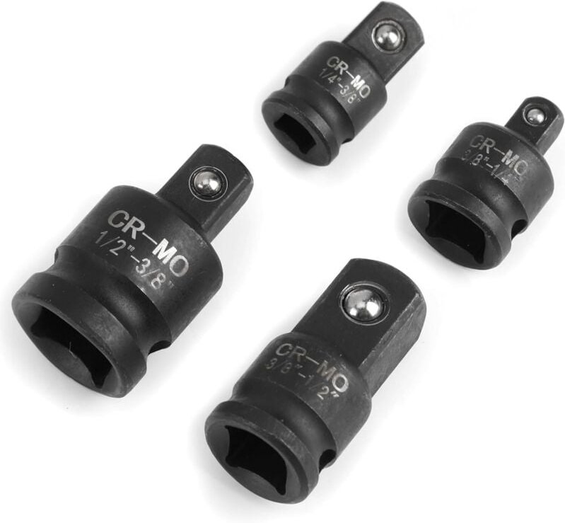 GABRIELLE Stecknussadapter für Stoßdämpfer, 1/2 auf 3/8 Adapter 3/8 bis 1/2 1/4 bis 3/8 3/8 bis 1/4, für Drehmomentschlü...