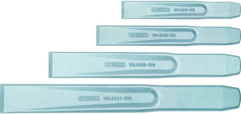Ks Tools Flachmeißelsatz, 4-tlg.