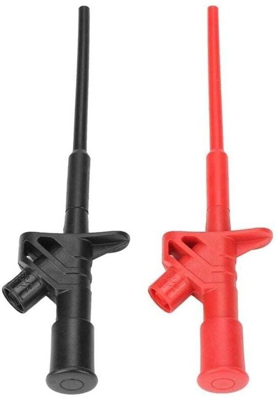 Clip per cavo multimetro, 2 pezzi P5004 Sonda di prova flessibile isolata ad alta tensione Gancio di prova professionale...