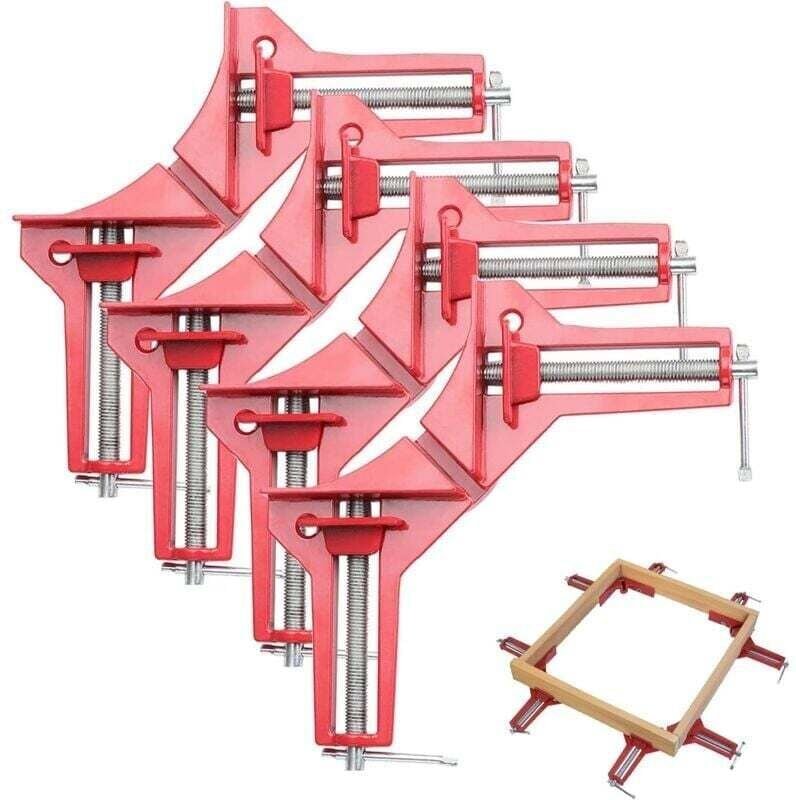 Stück 90-Grad-Winkelklemme, verstellbare Klemme für die Holzbearbeitung