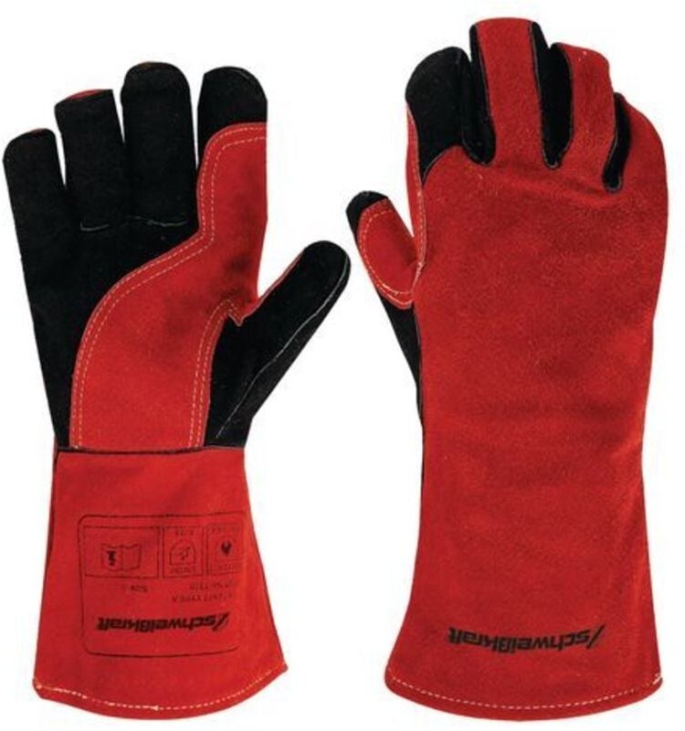 Schweißkraft Schweißerhandschuh XL Schutzgas geeignet doppellagige Handfläche
