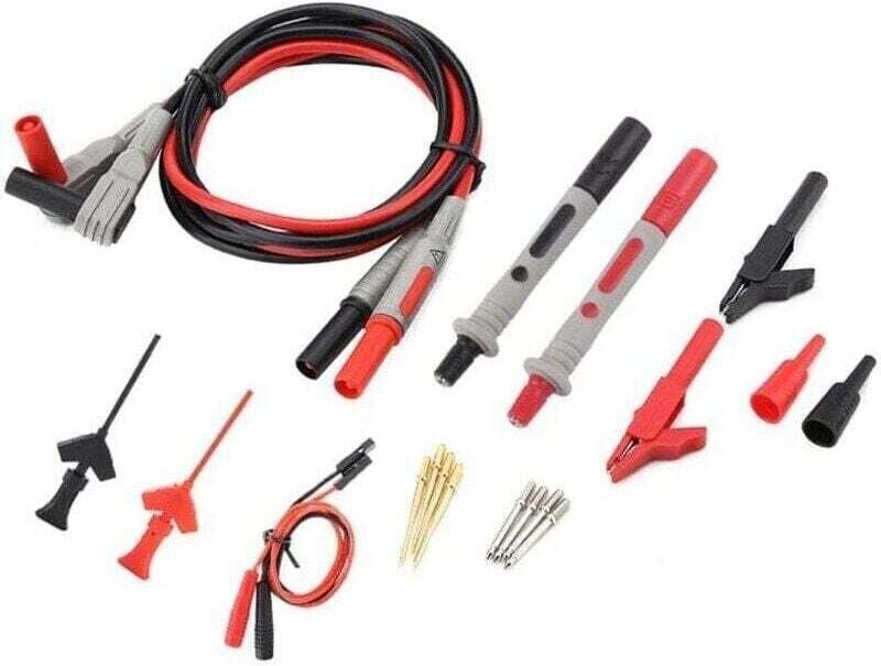 P1300C Messleitungen für elektronisches Digitalmultimeter, XU, mit Krokodilklemmen, komplettes Set austauschbarer Messsp...