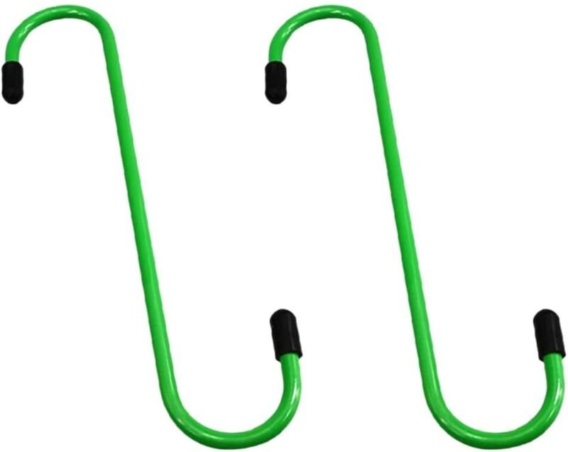 Gabrielle - 2 Stück Aufhängerhaken für Bremssattel vorne, S-Form mit Gummispitzen, universelles Kfz-Werkzeug, langlebig ...