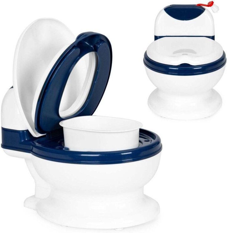 Trainings toilettenstuhl fur babys mit herausnehmbarem innenfutter und burste von ecotoys