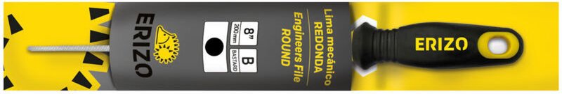 Rundfeile ERIZO 8" Entrefina (Limabohne)