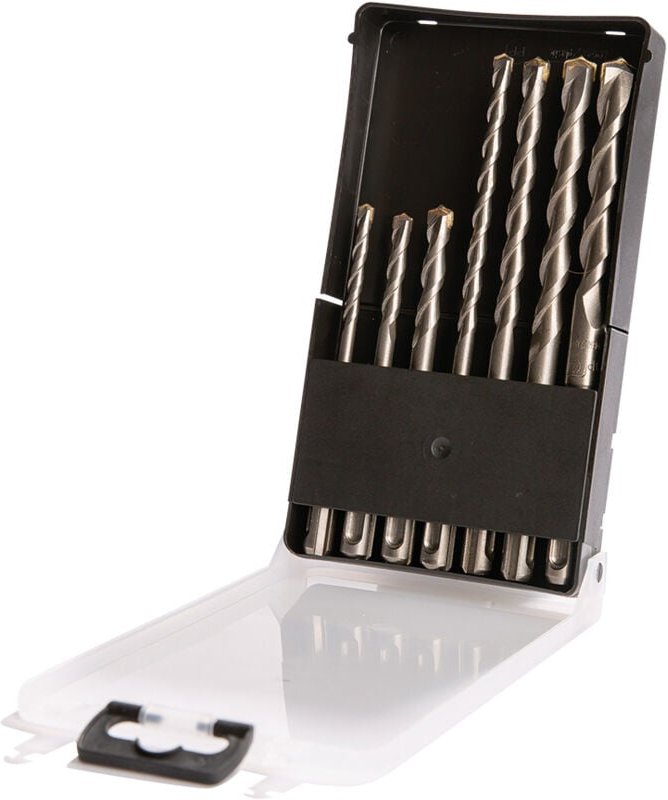 Bohrer-Satz SDS-plus mit 4 Fräsern - 7-teilig - Pro Set