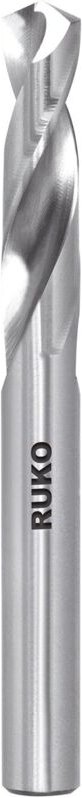 RUKO 10x Spiralbohrer DIN 1897 Typ N, HSSE-Co 5-kurz Ø 6,3 mm - 202063E