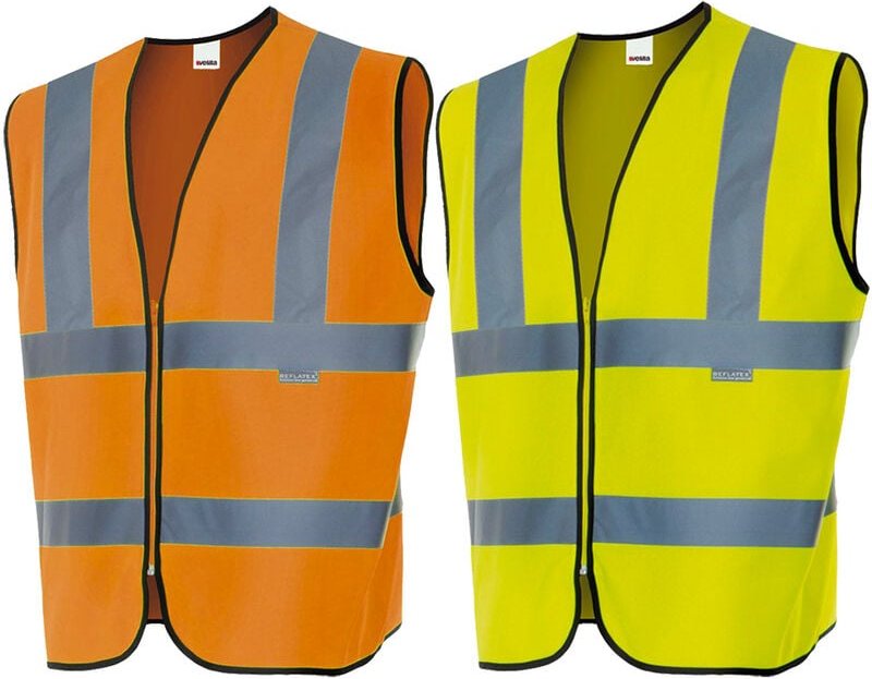 305901 Warnschutz-Arbeitsweste - s - Orange - Orange - Velilla