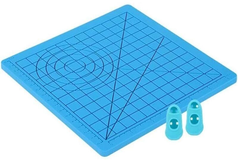 3D-Druckstiftmatte, Silikonmatte für 3D-Stifte mit verschiedenen Formen für grundlegende Kunst- und Bastelarbeiten und 2...