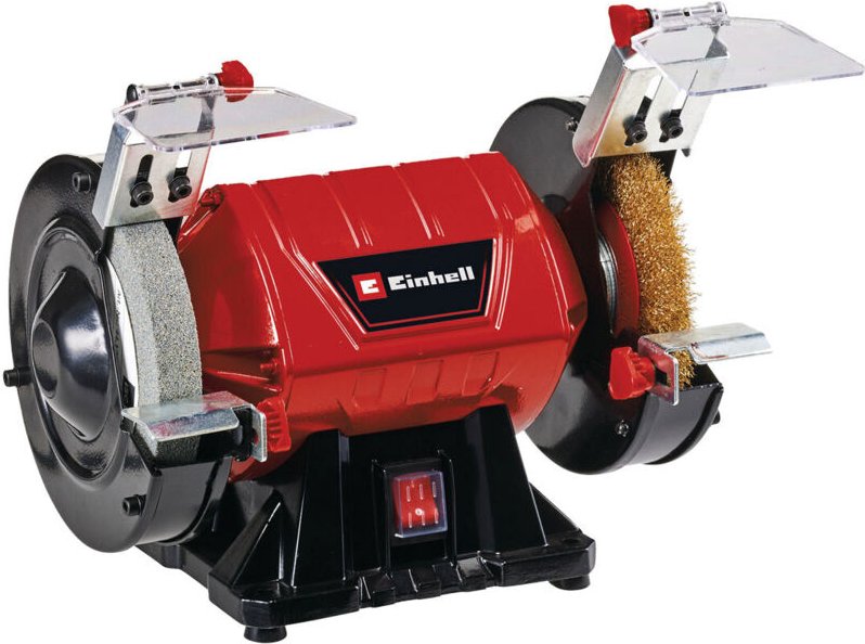 Einhell - Doppelschleifer tc-bg 150 b (max. 350 w, ø 150 mm Schleifscheibe, Funkenschutz, Formkorrekturen und Anschliffe...