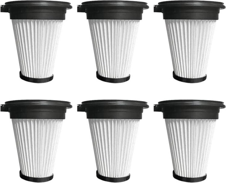 6-teilige HEPA-Filter für Wyze Handheld Cordless Staubsauger Ersatzteile