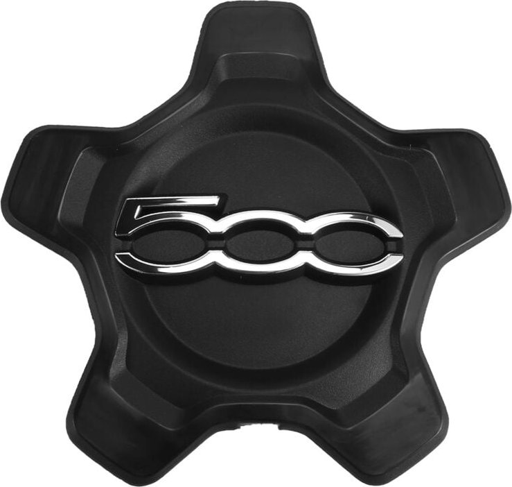 Auto-Radkappenabdeckung 6AN68LXHAA 735626311 für 500X 2016-2022 Staubzubehör, Schwarz