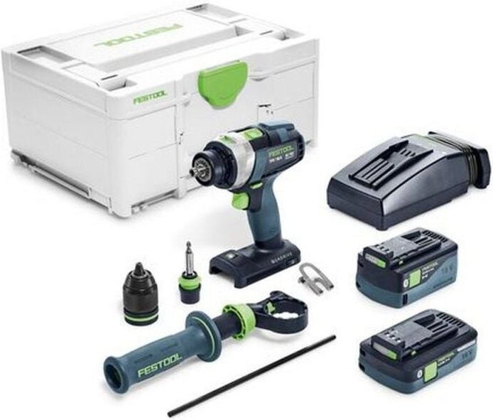 Akku-Schlagbohrschrauber tpc 18/4 5,0/4,0 I-Plus quadrive - 577651 - Festool